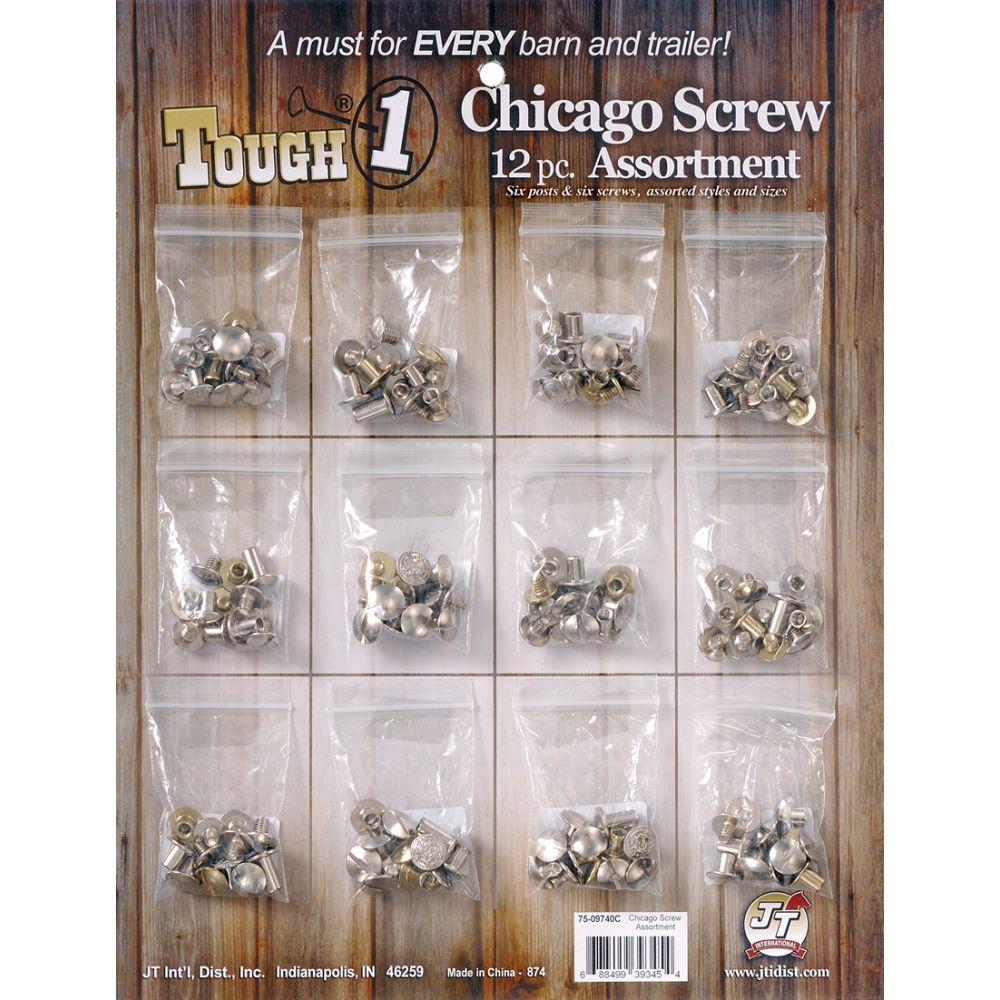 CHICAGO SCREW CARD 12 BAGS