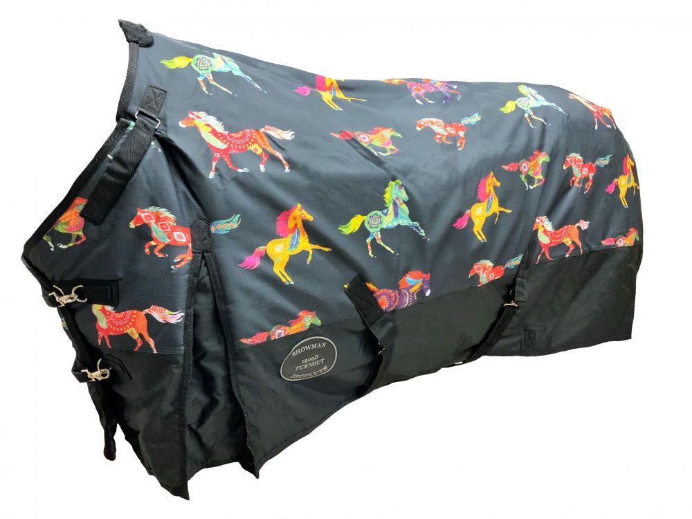 WINTER HORSE TURNOUT BLANKET 1200 DENIER WITH 300GM - FREE SHIPPING