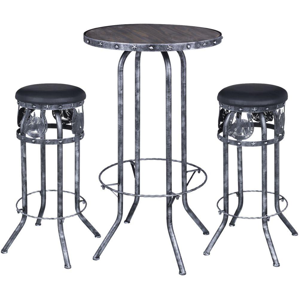 3PC BAR STOOL/TABLE