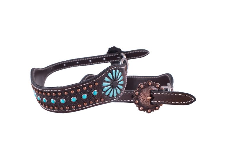 Showman Couture ™ Genuine Leather Dog Collar
