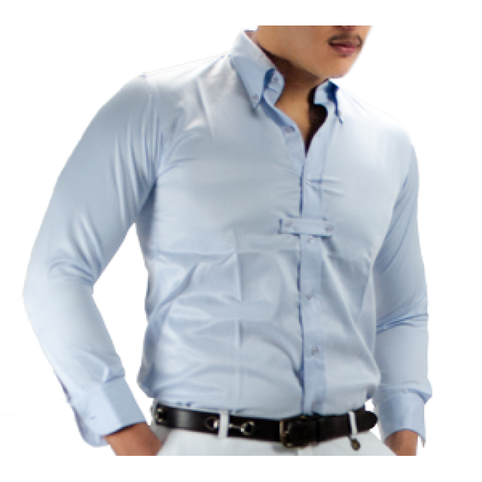 Mens Cool Max Show Shirt with a Stock Tie Holder - FREE SHIPPING