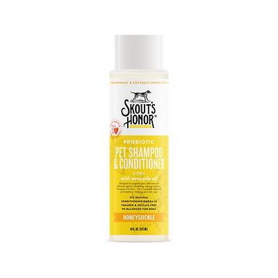 Skout's Honor Probiotic Honeysuckle Pet Shampoo & Conditioner, 16-oz bottle-FREE SHIPPING
