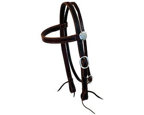 1" Browband Headstall-Latiqo or Harness Leather-FREE SHIPPING