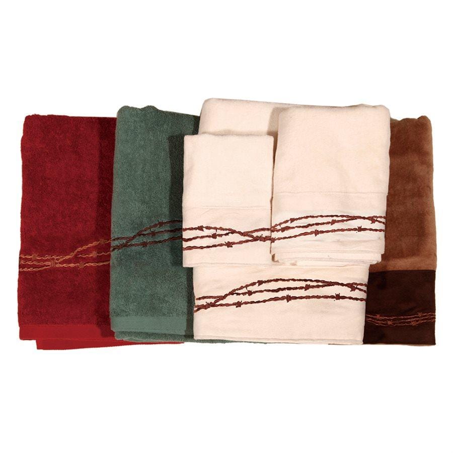 Embroidered Barbwire 3PC Towel Set-FREE SHIPPING