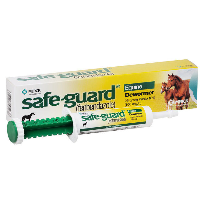 3-Pack Safe-Guard Horse Dewormer Paste, Apple-Cinnamon, 25-gm.- FREE SHIPPING