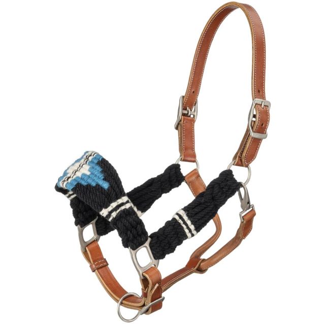 Wool String Leather Halter-FREE SHIPPING